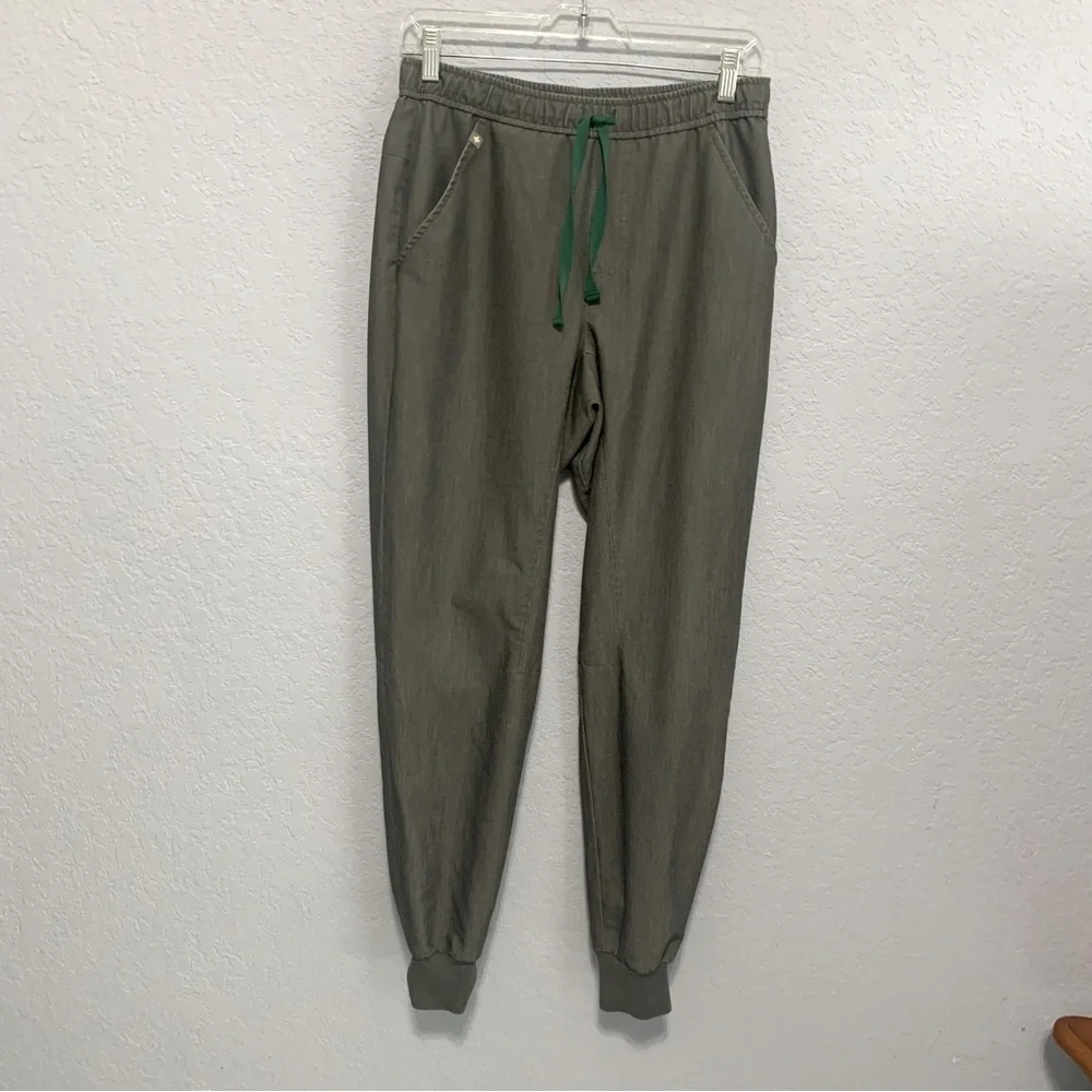 Figs Men’s Gray Drawstring Four Pocket Jogger Scrub Pants